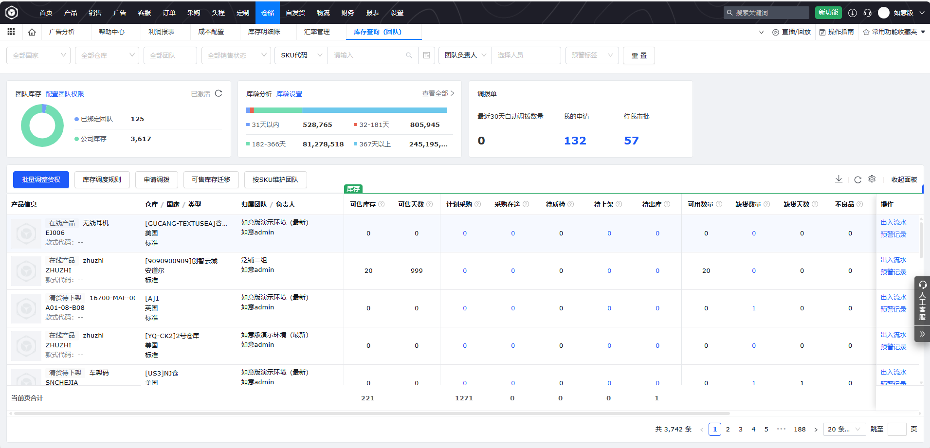 易仓ERP