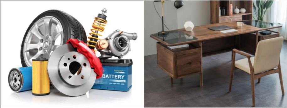 跨境电商汽摩配、大件家具