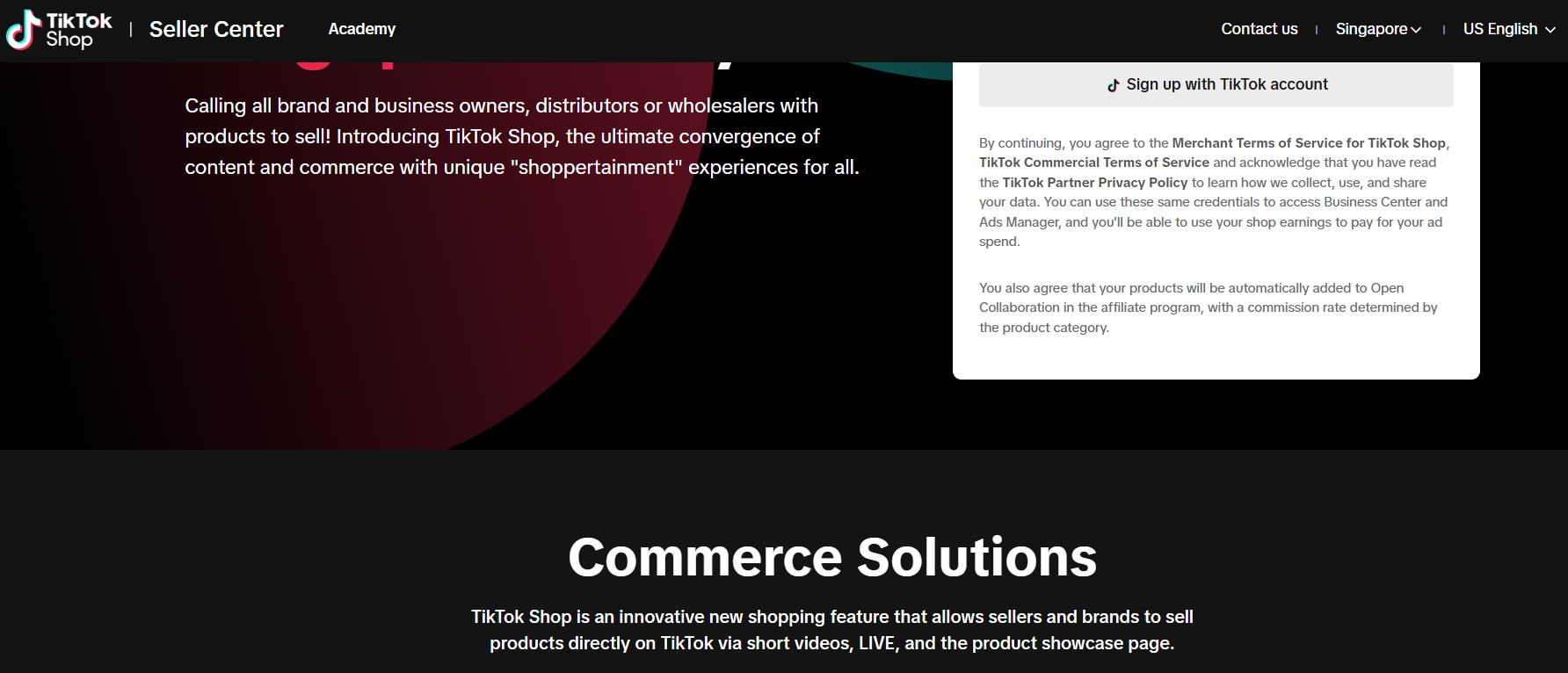 TikTok Shop跨境电商 TikTok Shop跨境电商