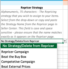 Repricer Strategy